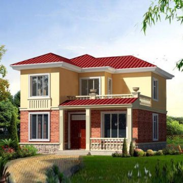 綿陽輕鋼別墅--簡約鄉村別墅